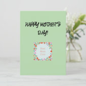 母の日のグリーティングカード シーズンカード (スタンド正面)