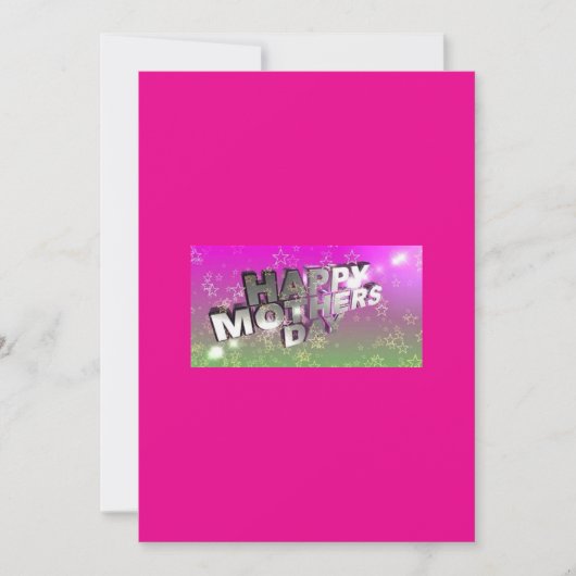 母の日のグリーティングカード シーズンカード (正面)