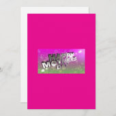 母の日のグリーティングカード シーズンカード (正面/裏面)