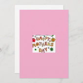 母の日のグリーティングカード シーズンカード (正面/裏面)