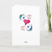 母の日のグリーティングカード シーズンカード (裏面)