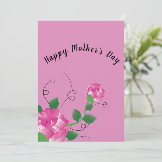 母の日のグリーティングカード シーズンカード (スタンド正面)