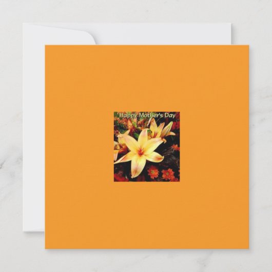 母の日のグリーティングカード シーズンカード (正面)