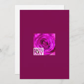 母の日のグリーティングカード シーズンカード (正面/裏面)