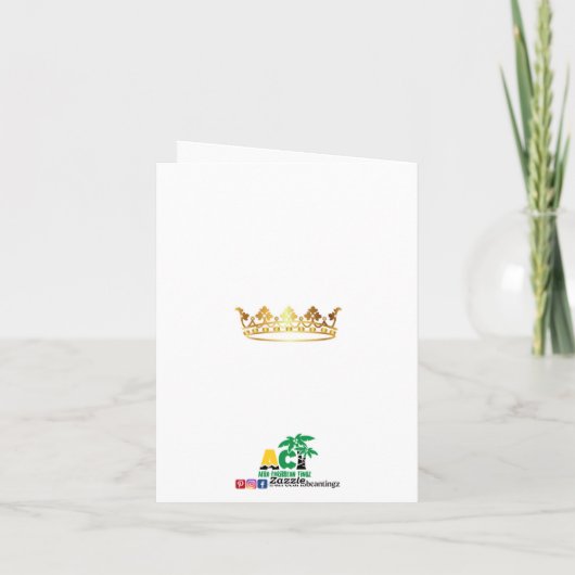 母の日のグリーティングカード 「トルコ」 カード (裏面)