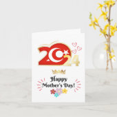 母の日のグリーティングカード 「トルコ」 カード (黄色い花)