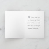 「母の日のグリーティングカード - ママ、いつも愛してる」 シーズンカード (内部)