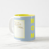 母の日のコップ ツートーンマグカップ (正面左)