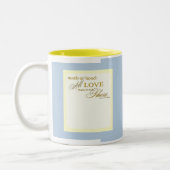 母の日のコップ ツートーンマグカップ (左)