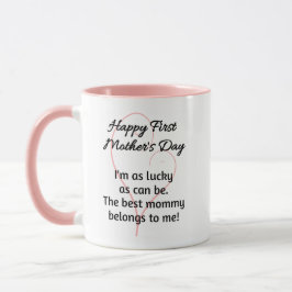 母の日のコーヒーマグで女の子を マグカップ