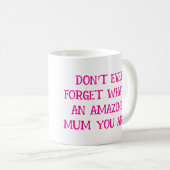母の日のコーヒーマグは素晴らしい母のために コーヒーマグカップ (正面右)