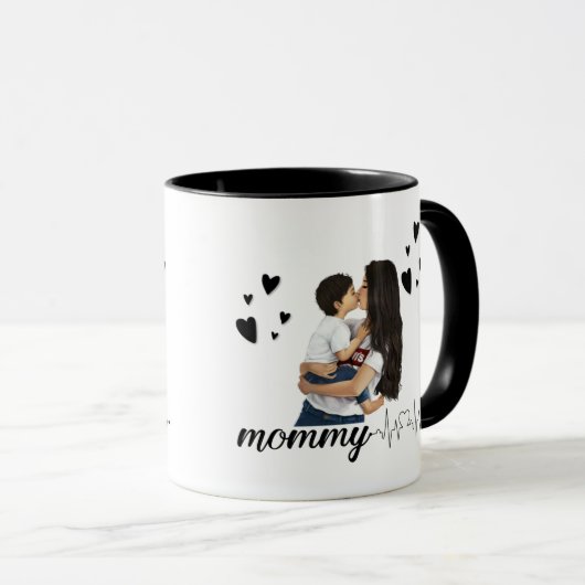 母の日のコーヒーマグ、母の誕生日の贈り物用マグ マグカップ (正面右)
