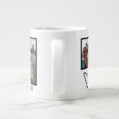 母の日のコーヒーマパーソナライズされたグ ジャンボコーヒーマグカップ (裏面)