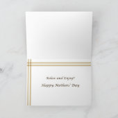 母の日のコーヒー カード (内部)