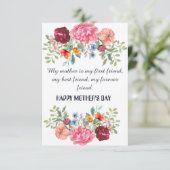 母の日のサンキューカード サンキューカード (スタンド正面)