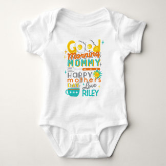 母の日のシャツレトロ母の日のプレゼント ベビーボディスーツ