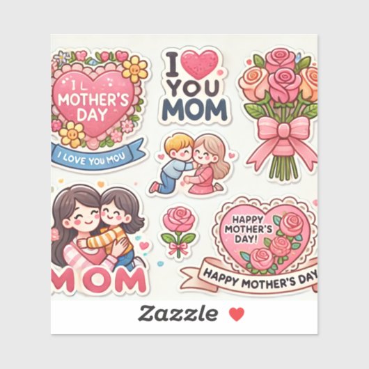母の日のシール シール (シート)