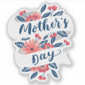 母の日のステッカー シール (正面)