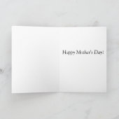 母の日のスパカード カード (内部)