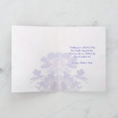 母の日のツリートップ写真立て カード (内部)