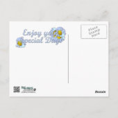 母の日のデイジー ポストカード (裏面)