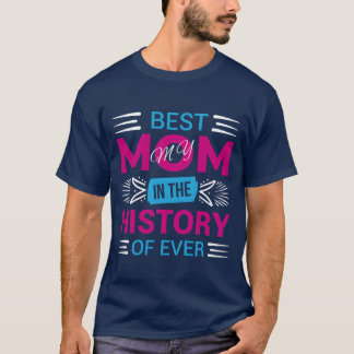 母の日のデザイン家族 Tシャツ