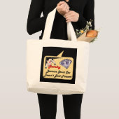 母の日のトートバック ラージトートバッグ (正面(商品))