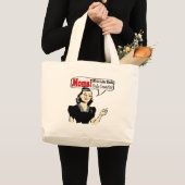母の日のトートバック ラージトートバッグ (正面(商品))
