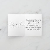 母の日のドードルカード カード (内部)