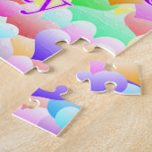 母の日のハートライト ジグソーパズル (側面)