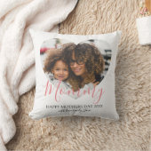 母の日のハート写真キープサケ クッション (ブランケット)