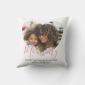 母の日のハート写真キープサケ クッション (裏面)