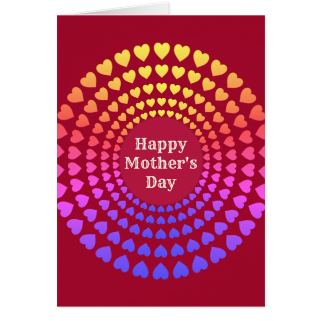 母の日のハート界 (正面)