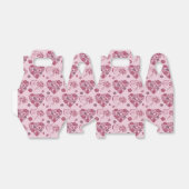 母の日のハート花束パターン フェイバーボックス (折り畳みなし)