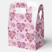 母の日のハート花束パターン フェイバーボックス (オープン)