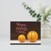 母の日のバスケットボール シーズンポストカード (スタンド正面)