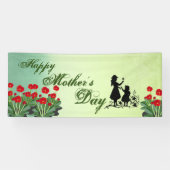 母の日のバナー 横断幕 (横)