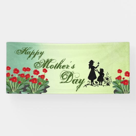 母の日のバナー 横断幕 (横)
