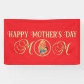 母の日のバナー 横断幕 (横)