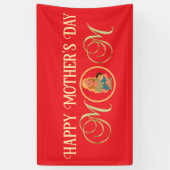 母の日のバナー 横断幕 (縦)