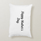 母の日のバラと音楽アクセント枕 アクセントクッション (裏面(縦))