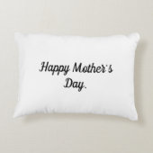 母の日のバラと音楽アクセント枕 アクセントクッション (裏面)