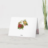 母の日のバラインスタグラムヴィンテージ写真コラージュ カード (裏面)