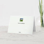 母の日のバラ カード (裏面)