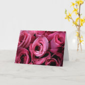 母の日のバラ カード (黄色い花)