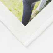 母の日のパーソナライズされた贈り物が大好き フリースブランケット (角)