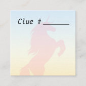 母の日のパーティー用宝探し手がかりカード エンクロージャーカード (正面)