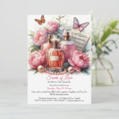 母の日のパーティー – 愛の香り 招待状 (スタンド正面)