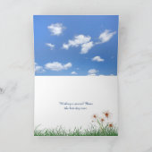 母の日のビーチサンダルオンclotheline カード (内部)