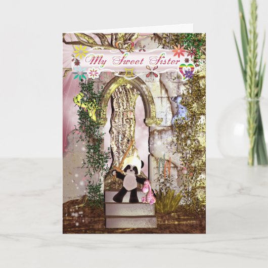 母の日のファンタジー...ドラゴンズ・シスター カード (正面)